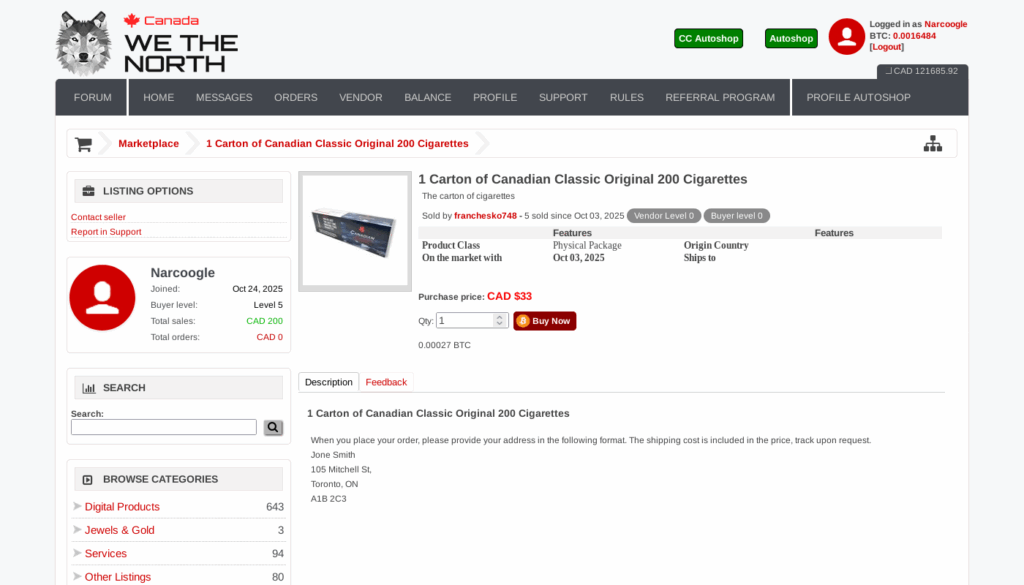 wethenorth market listings